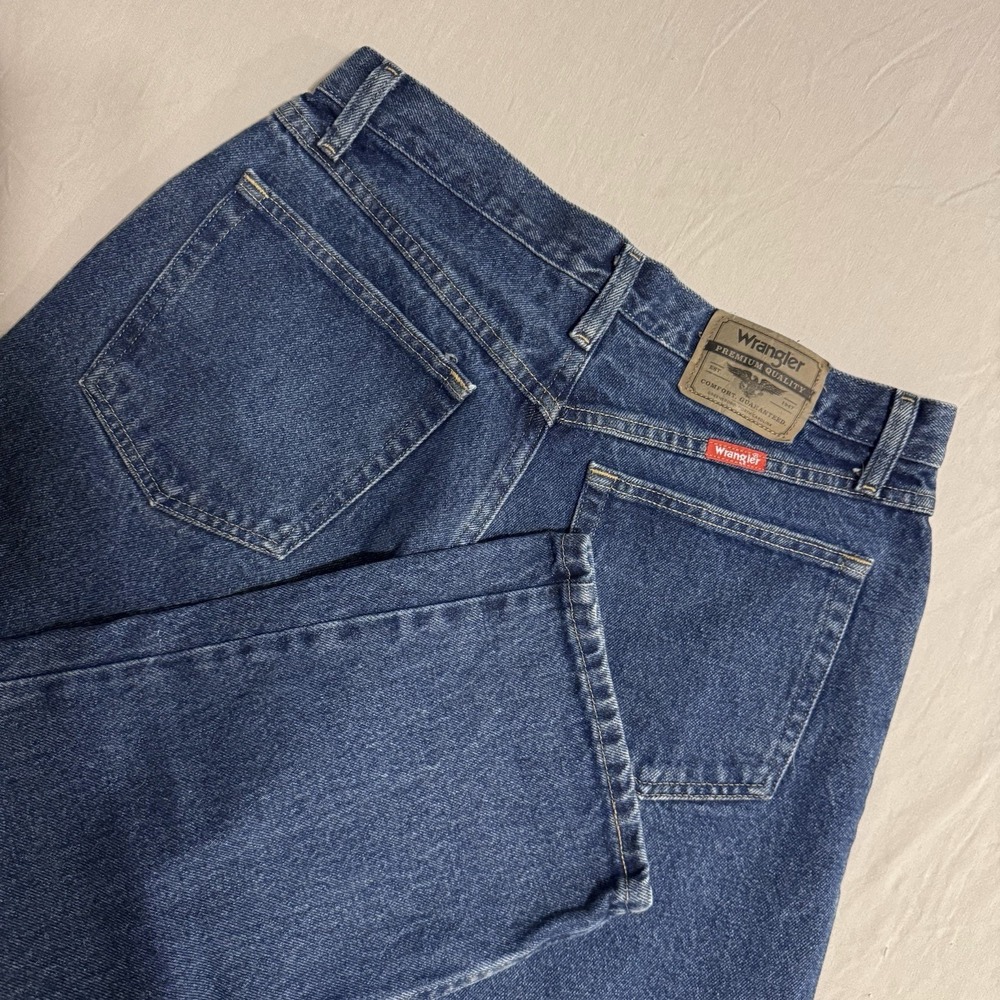 Wrangler 976 Relaxed Fit Jeans 32x30 Straight Leg Vintage Y2K Blue Denim